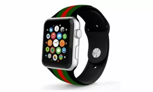 Strap for Apple Watch Silicon Band Gucci Design bracelet 38-40mm, 42-44mm