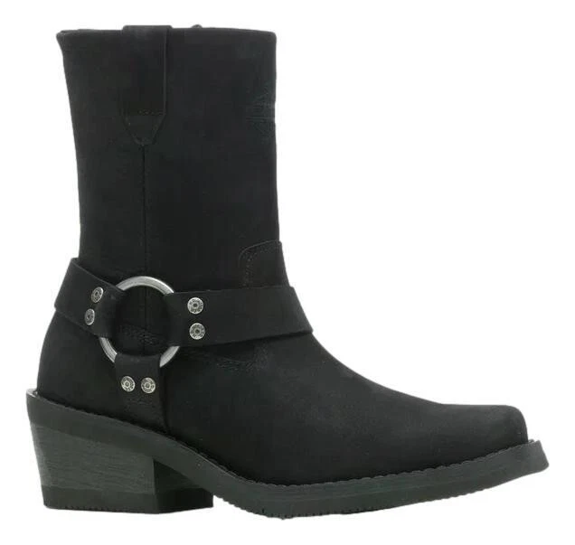Harley-Davidson Footwear Women's Kearns Motorcycle Boot, Grey, 6.5