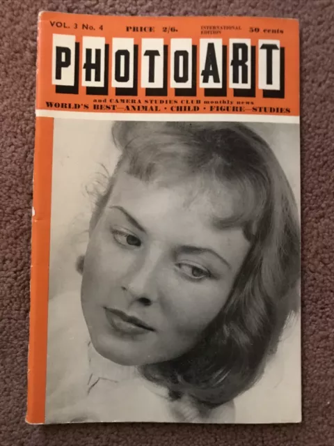 Photo Art Magazine Vol 3 No 4 1950’s VGC