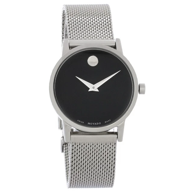 Movado Classic Museum Ladies Stainless Steel Swiss Quartz Watch 0607220
