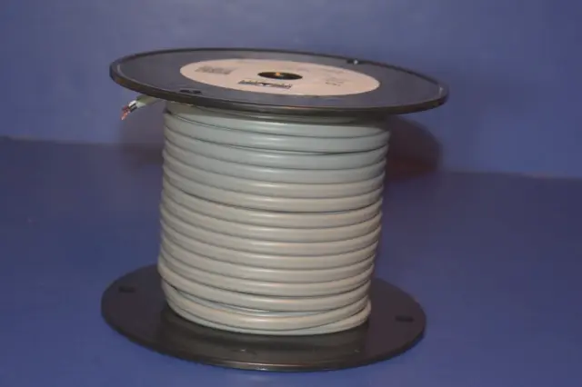 100' Roll Grey Jacketed Trailer Light Brake Cable Wire 16-2  16 Gauge 2 Wire