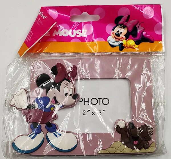 portafoto photo frame MINNI Minnie Mouse gomma Disney new sealed Kiddyland