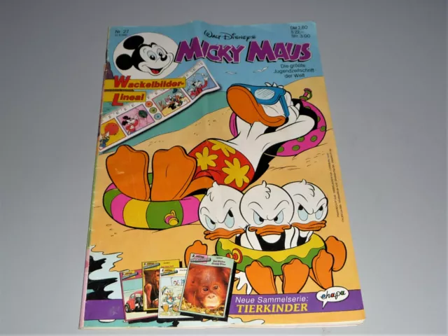 Comic Heft Walt Disneys MICKY MAUS Nr. 27/91 - ehapa - guter Zustand