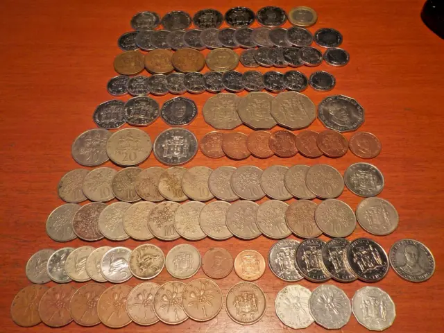 Mixed Circulated Coins from Jamaica
