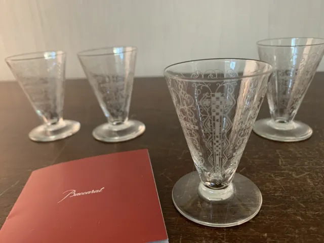 Lot 5 verres à saké cristal de Baccarat (prix pour le lot de 5) 3