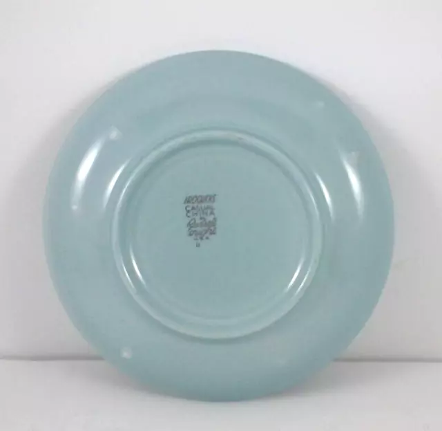 Iroquois Casual China by Russel W, Baby Blue Coffee Cup Saucer 2