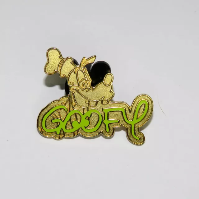 Disney DLR Cast Member Lanyard Series - Signatures (Goofy) Pin