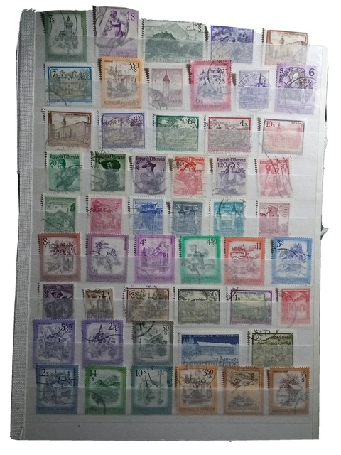 Österreich Austria Konvolut Stamps Sellos Briefmarken Timbres