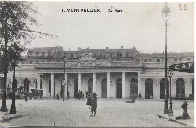 Cpa   Montpellier  La Gare  025