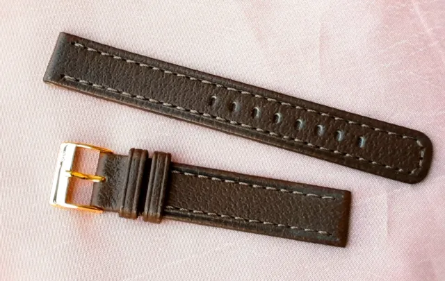 MORELLATO cinturino per orologio in vera pelle marrone mm. 16