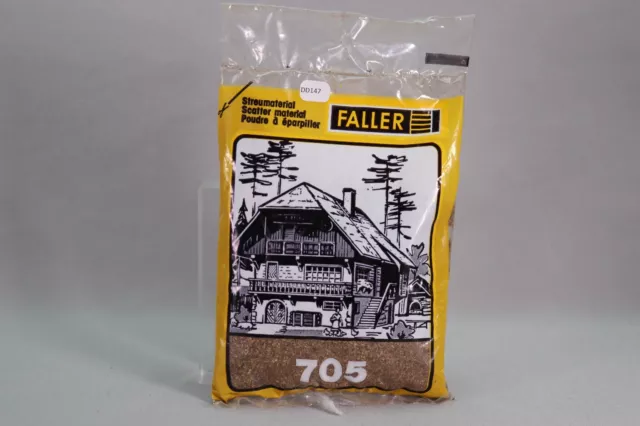 DD147 FALLER 705 Diorama train Ho Sachet de flocage feuilles herbe marron 35 g