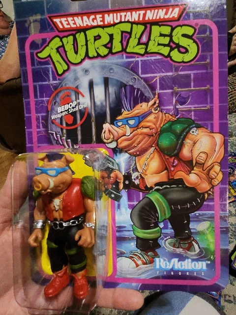 Bebop TMNT Teenage Mutant Ninja Turtles Super 7 ReAction Action Figure