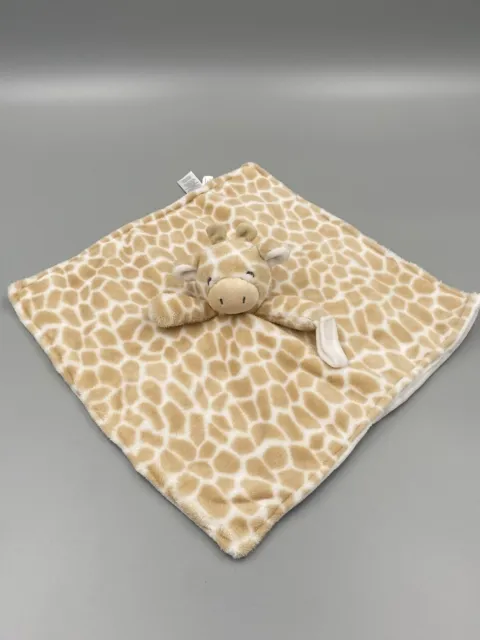 Carters Spotted Tan Giraffe Plush Lovey Baby Security Blanket Pacifier Holder