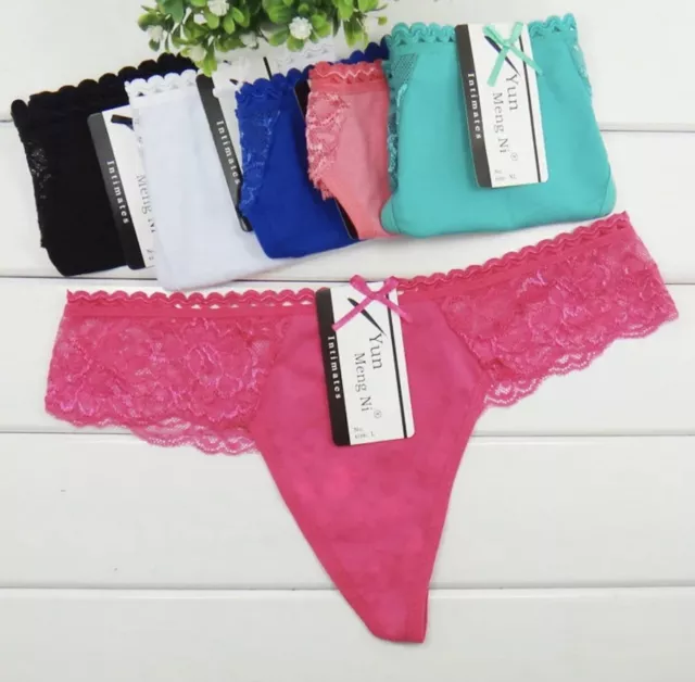 6 or 12 PACK Women Cotton Bikini Panties Low Waist Sexy Print Briefs  Underwear