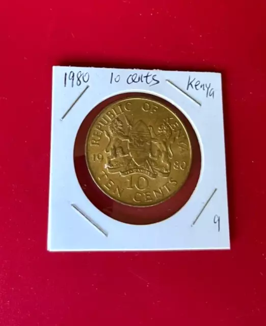 Republic Of Kenya 1980 10 Cents - Nice World Coin !!!