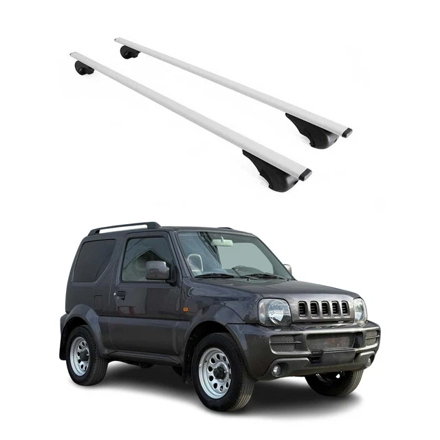 Barres De Toit Transversales OMAC Pour Suzuki Jimny 2018-2025 – Aluminium, Design Aérodynamique, Facile à Monter