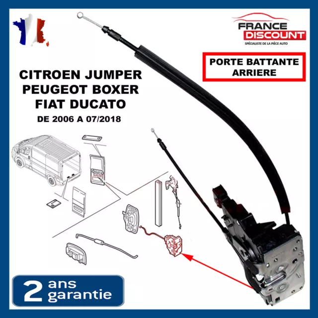 Serrure de Porte Arriere Centralisation Prévu Pour Jumper Boxer Ducato 71778541