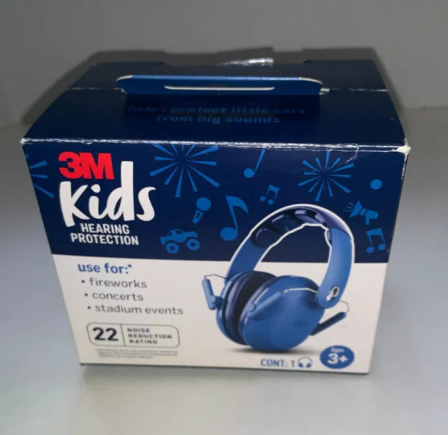 NEW 3M Kids Hearing Protection Noise Reduction Rating 22 Decibels