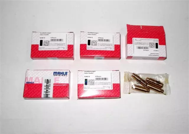 20x Guide de Soupape 6mm MAHLE VW Audi Seat 1,8T 20V Guides Bronze Agu Bam