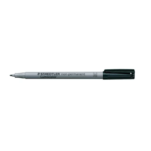 10 STAEDTLER Lumocolor Folienstifte schwarz 1,0 mm non-permanent