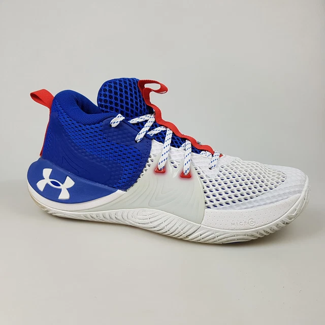 MEN'S UNDER ARMOUR 'Embiid One' Sz 10.5 US BBall Shoes Blue 3+ Extra