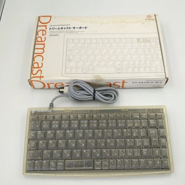 CONTRÔLEUR DE CLAVIER SEGA Dreamcast DC Clear CIB Le type des morts testé EUR 88,10 - PicClick FR