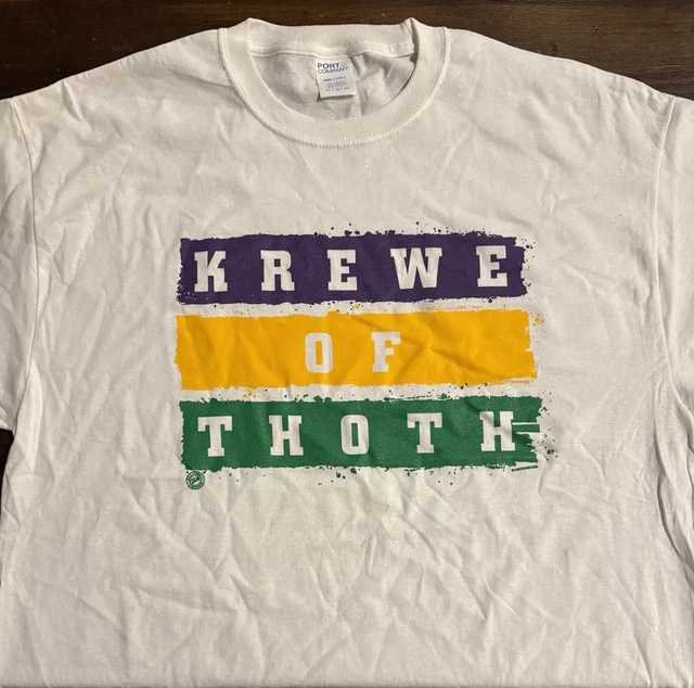NOLA MARDI GRAS 2025 💜💚💛 Krewe of Thoth Official TShirt (Large) 29.09 PicClick CA