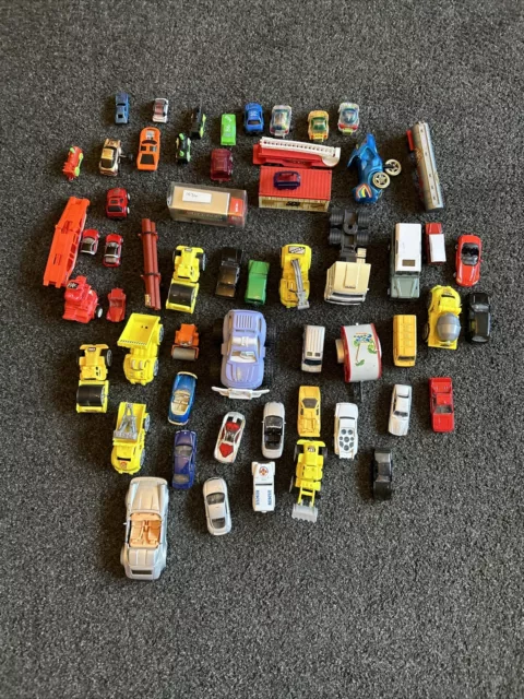 Bundle Of Toy Cars Vans And Vehicles