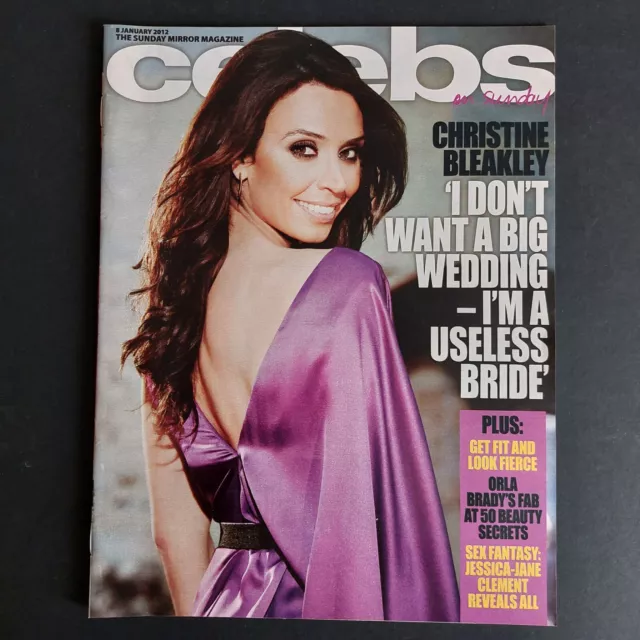 CHRISTINE BLEAKLEY - RARE UK Sunday Mirror Celebs Magazine (8 JAN 2012)