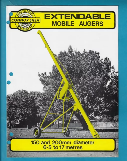 Connor Shea M.c. Extendable Mobile Grain Augers Brochure