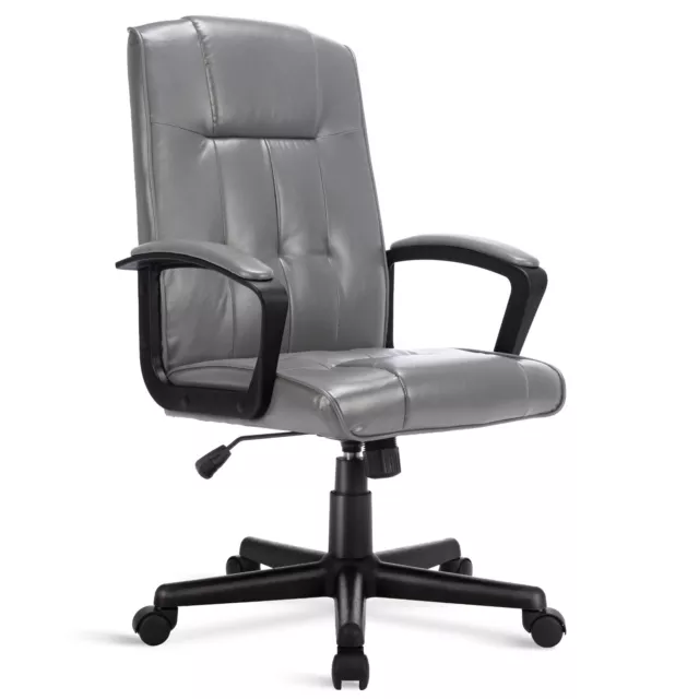 Ergonomic Office Chair Leather Executive Swivel Gaming Computer Desk Chair Home