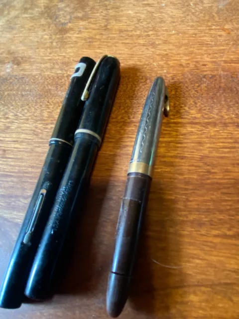 3 Vintage Fountain Pens
