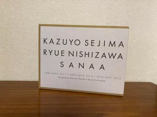 KAZUYO SEJIMA RYUE NISHIZAWA SANAA 1987-2005 /2005-2015 /2014-2021 3set Japan