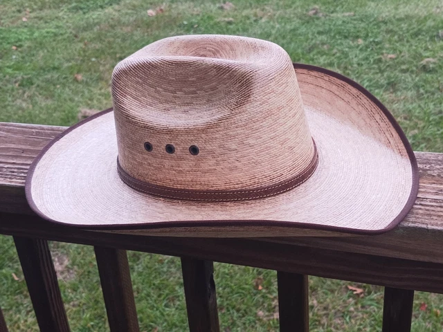 Atwood El Dorado Palm Leaf Cowboy Hat in Great Condition