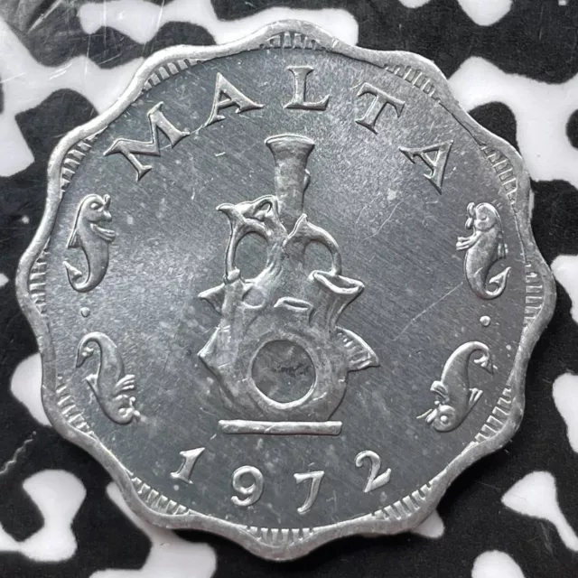 1972 Malta 5 Mils (6 Available) High Grade! Beautiful! (1 Coin Only)