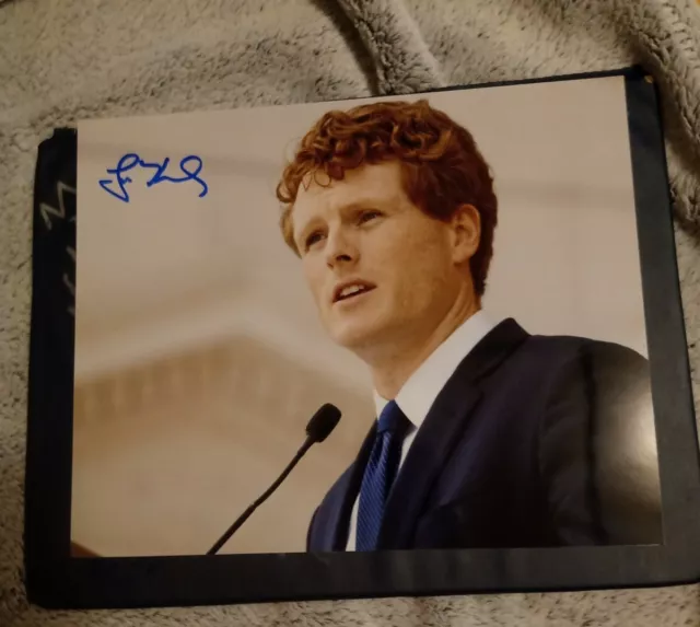 Joe kennedy iii  Massachusetts Congressman Autographed 8x10 photo