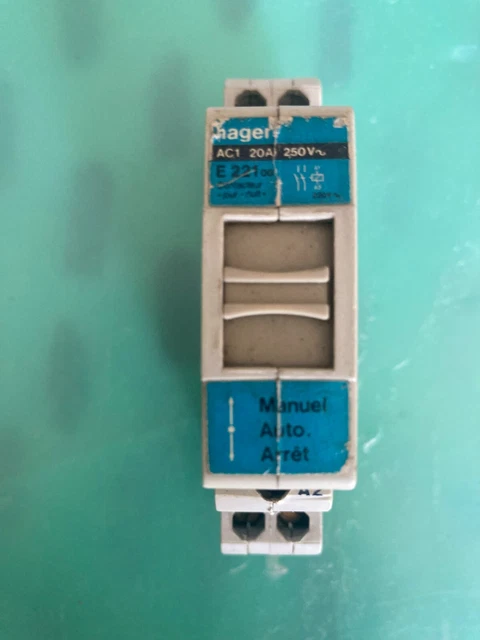 Contacteur Hager ES345 40A 3F+1O 230V - Neuf, Fabriqué En France, Pour Installation électrique