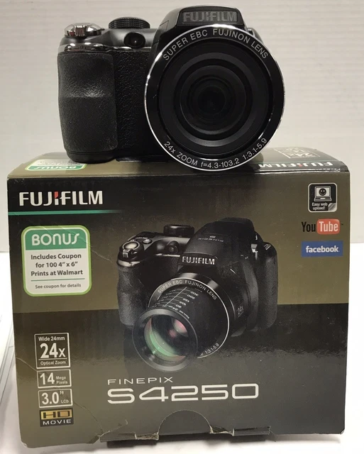 FUJIFILM FINEPIX S Series S4250 Digital Camera Black