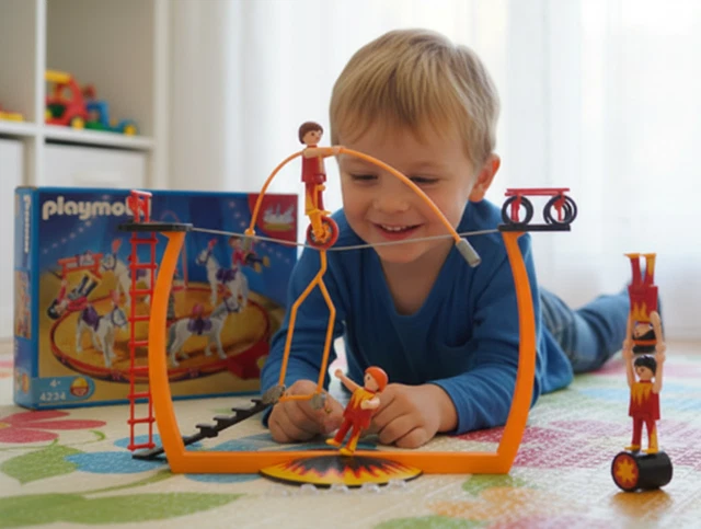 Playmobil - Le Cirque : La Grande Confiserie Et Ses Personnages - TBET