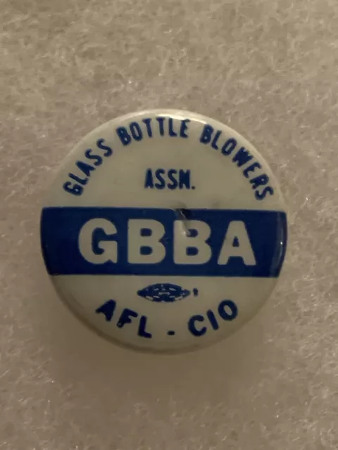 Vintage AFLCIO Glass Blowers Assn Button (1063)