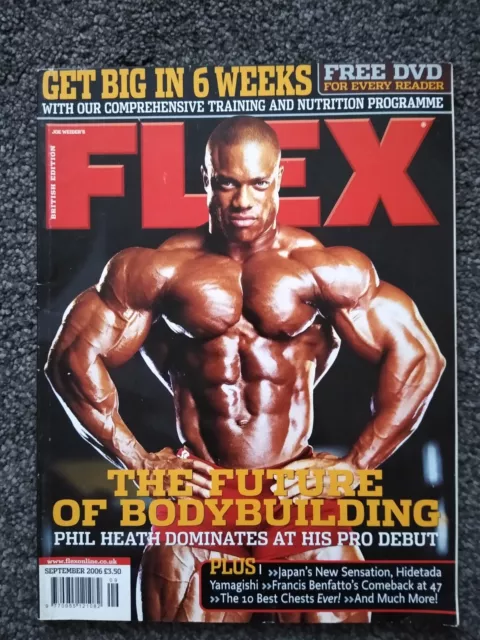 Flex Bodybuilding Magazine September 2006 Phil Heath Cover