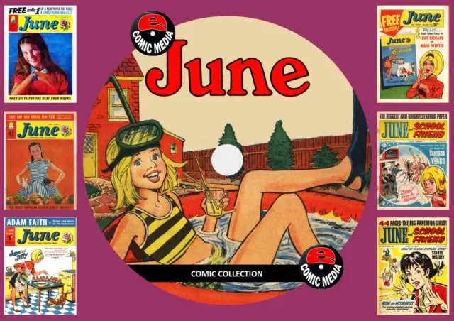 June UK Comics & Annuals On PC DVD Rom (CBR Format)