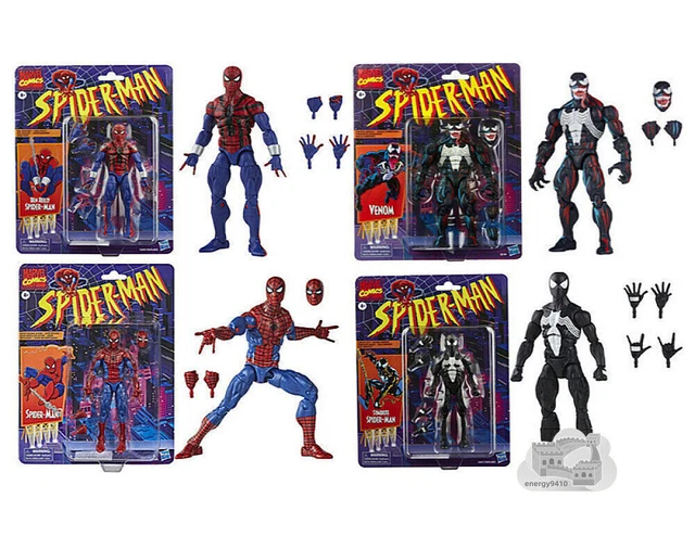 SPIDER-MAN MARVEL LEGENDS Retro Series Classic Spiderman Action Figure ...