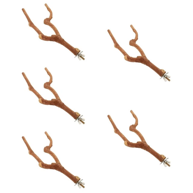 5 Pack Vogelständer Barsch Vogel-Ast-Stick Spielzeug Papagei