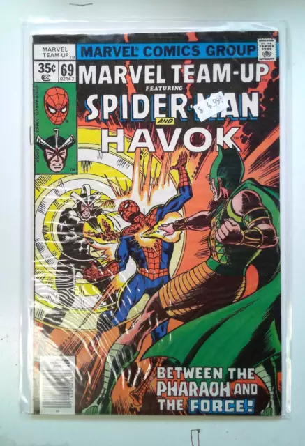 Marvel Team-Up #69 Marvel Comics (1978) 1st Series Spider-Man Havok Comic Book