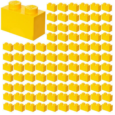 ☀️100x NEW LEGO 1x2 RED Bricks ID 3004 BULK Parts City Building Grass Town 