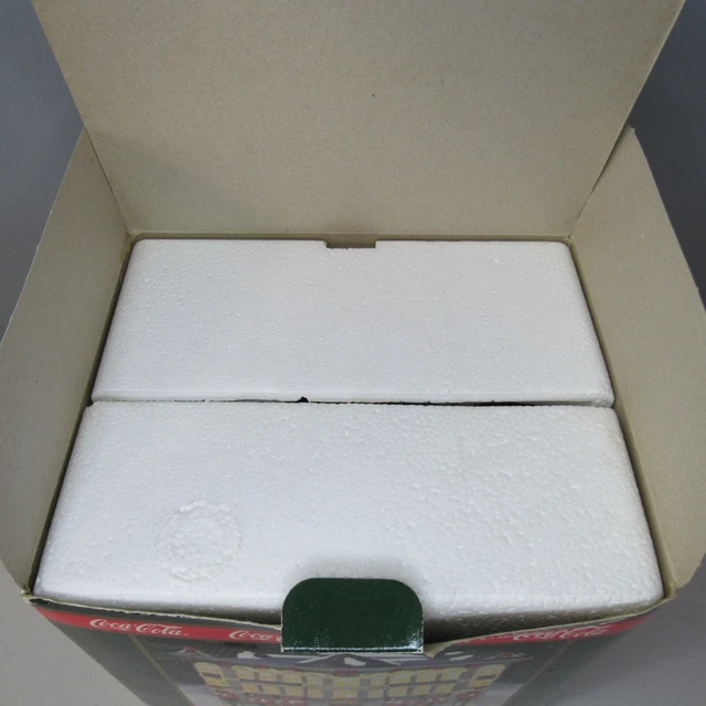 Vintage Coca-Cola Town Square Collection Plaza Drugs Store/Box Christmas Village 3