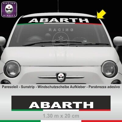 Sticker plastifié ABARTH SCORPION Italie 6cm x 6,5cm Fiat 500 Punto coupé 