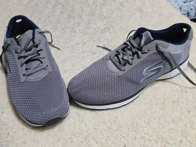 51866 EWW GRAY Extra Wide Fit Skechers shoe Men Memory Foam Slipon Sport Comfort 44.99 PicClick