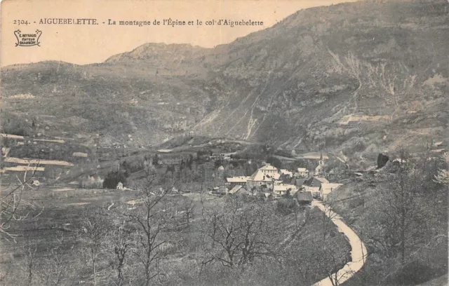 AIGUEBELETTE - La montagne de l'épine et le col d'aiguebelette